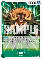 Roddy · Pre-Release Stamp OP08-033