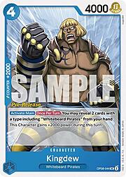 Kingdew · Pre-Release Stamp OP08-044