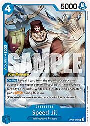 Speed Jil · Pre-Release Stamp OP08-049