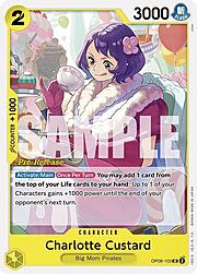 Charlotte Custard · Pre-Release Stamp OP08-103