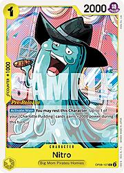 Nitro · Pre-Release Stamp OP08-107