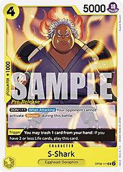 S-Shark · Pre-Release Stamp OP08-111