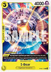 S-Bear · Pre-Release Stamp OP08-113