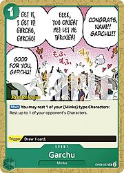 Garchu · Pre-Release Stamp OP08-037