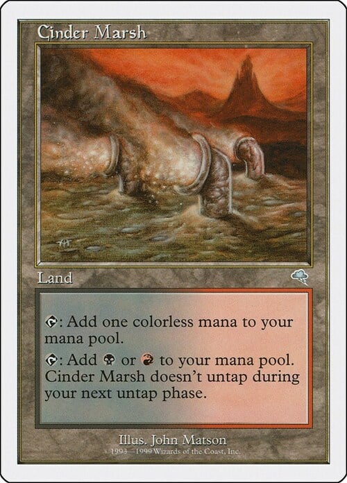 Cinder Marsh Card Front