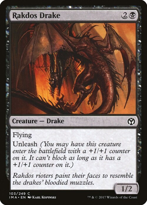 Rakdos Drake Card Front
