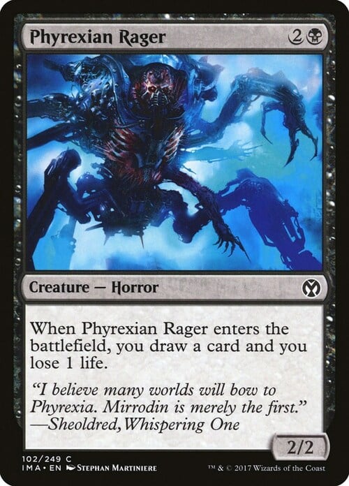 Phyrexian Rager Card Front