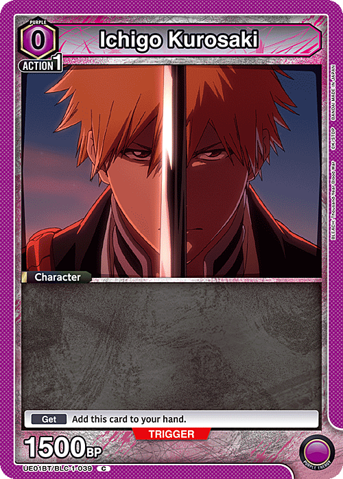 Ichigo Kurosaki Card Front