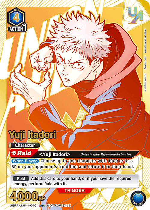 Yuji Itadori Card Front