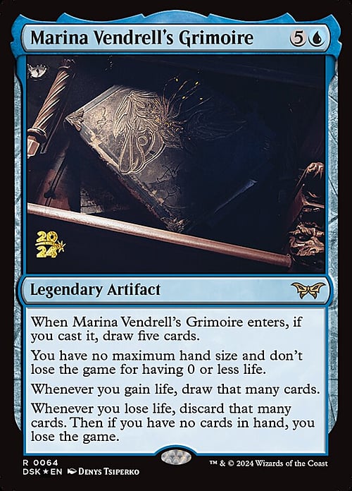 Marina Vendrell's Grimoire Card Front