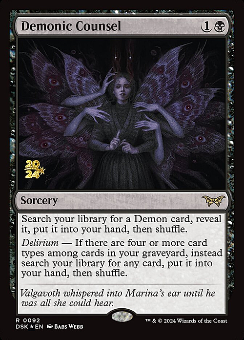 Demonic Counsel Card Front