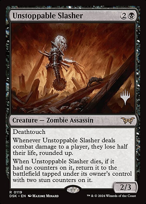 Unstoppable Slasher Card Front