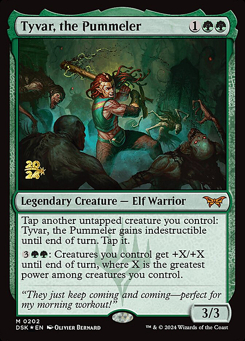 Tyvar, the Pummeler Card Front