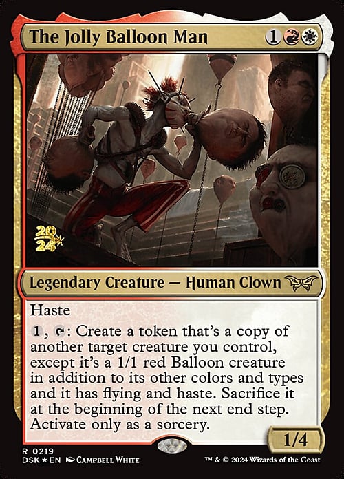 The Jolly Balloon Man Card Front