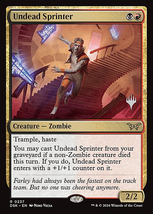 Undead Sprinter Card Front