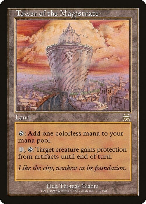 Tower of the Magistrate Card Front