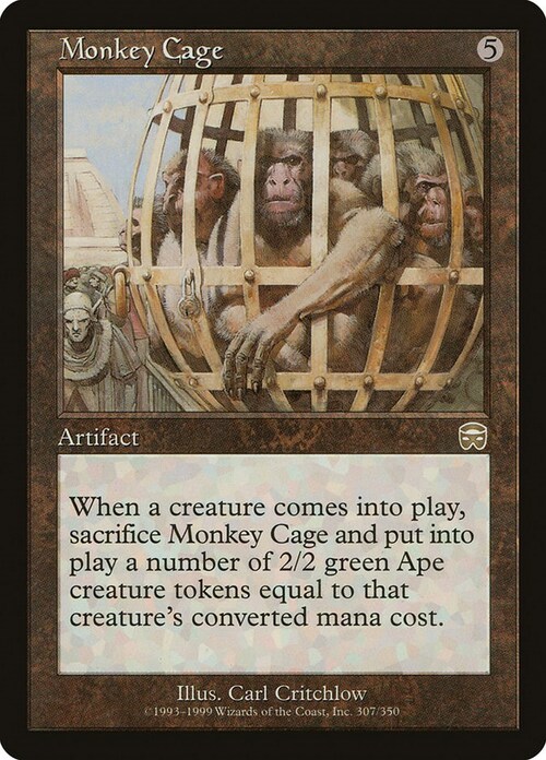 Monkey Cage Card Front