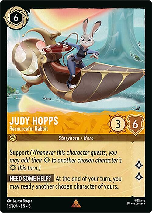 Judy Hopps - Resourceful Rabbit Card Front