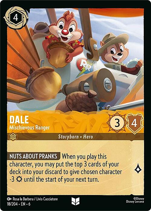 Dale - Mischievous Ranger Card Front