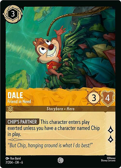 Dale - Friend in Need Card Front