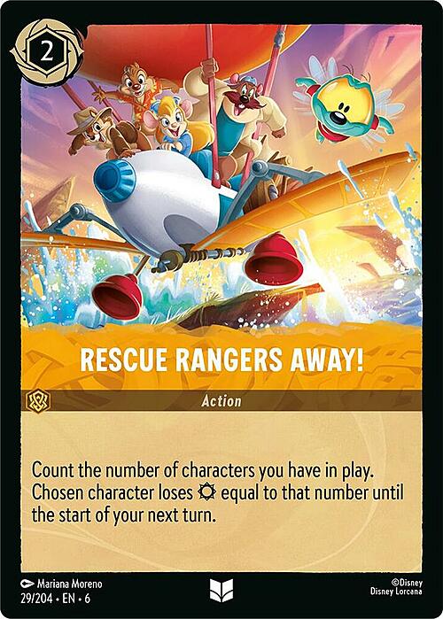 Rescue Rangers Away! Card Front