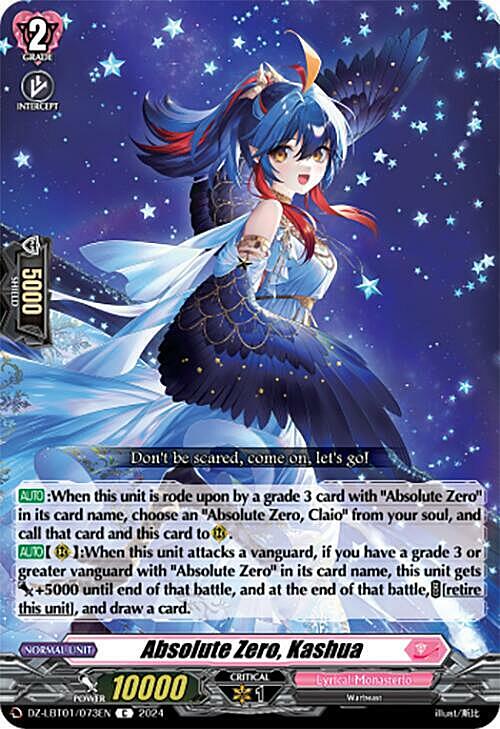 Absolute Zero, Kashua Card Front