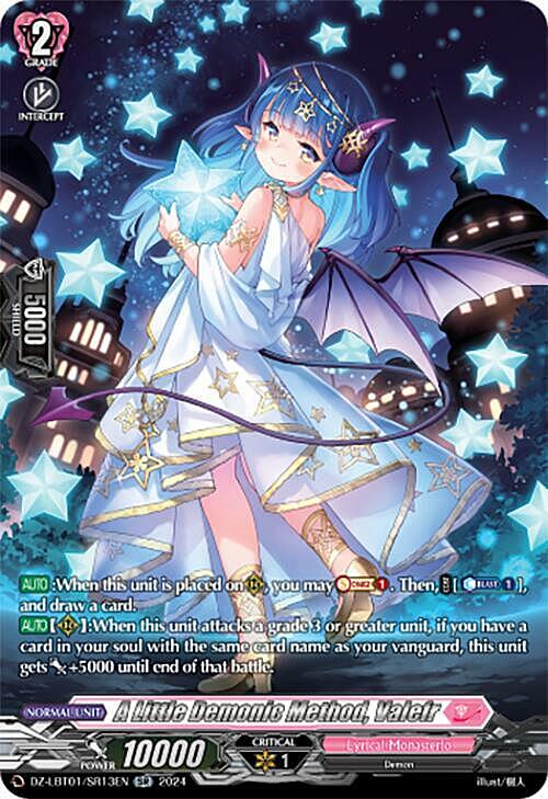 A Little Demonic Method, Valefr Card Front