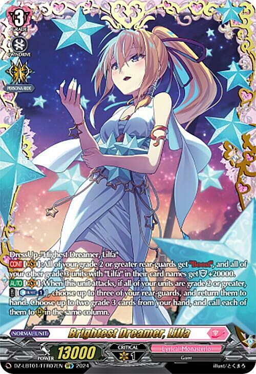 Brightest Dreamer, Lilfa Card Front