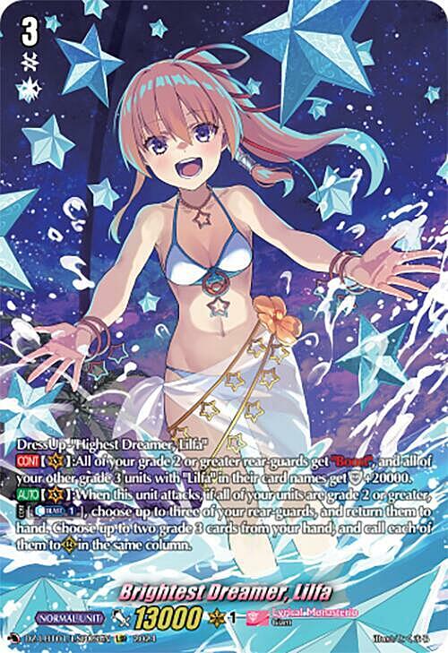Brightest Dreamer, Lilfa Card Front
