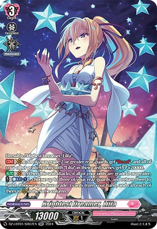 Brightest Dreamer, Lilfa Card Front