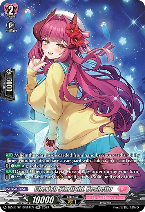 Cherish Starlight, Reshelto Card Front