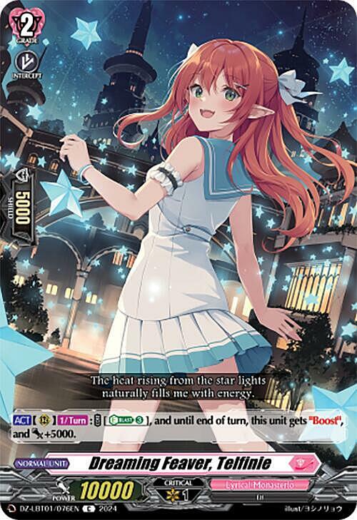 Dreaming Feaver, Telfinie Card Front