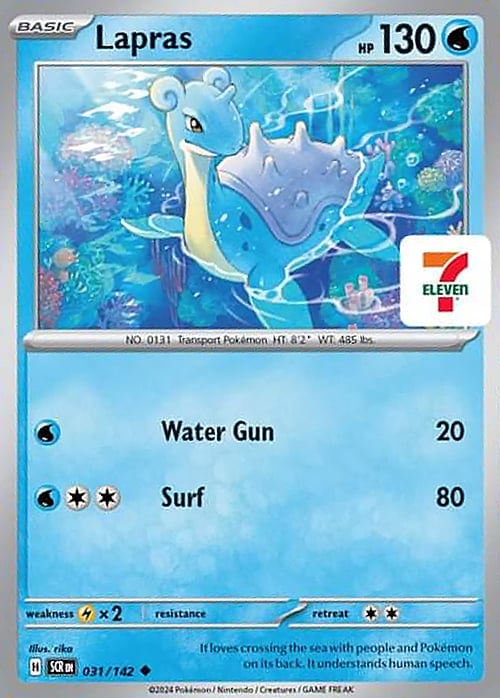 Lapras Card Front