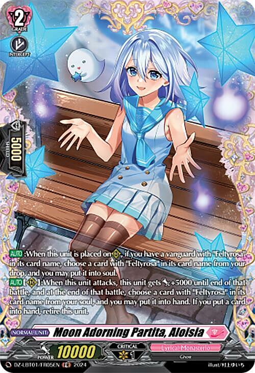 Moon Adorning Partita, Aloisia Card Front