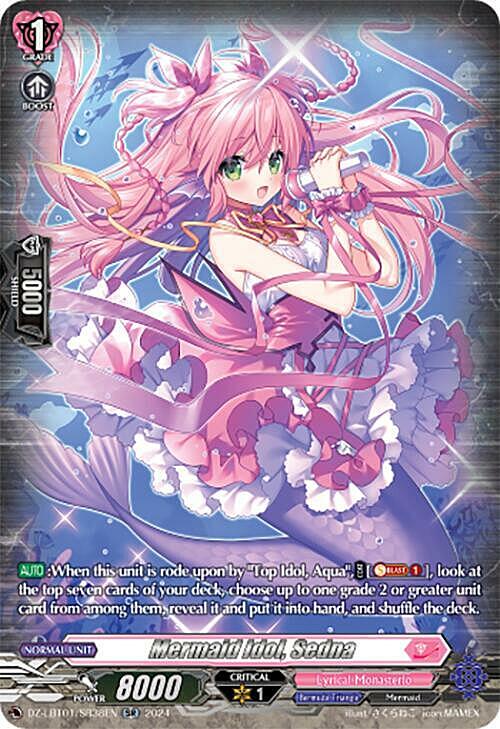 Mermaid Idol, Sedna Card Front