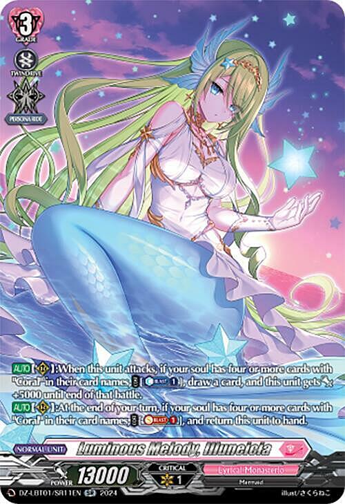 Luminous Melody, Illuneicia Card Front