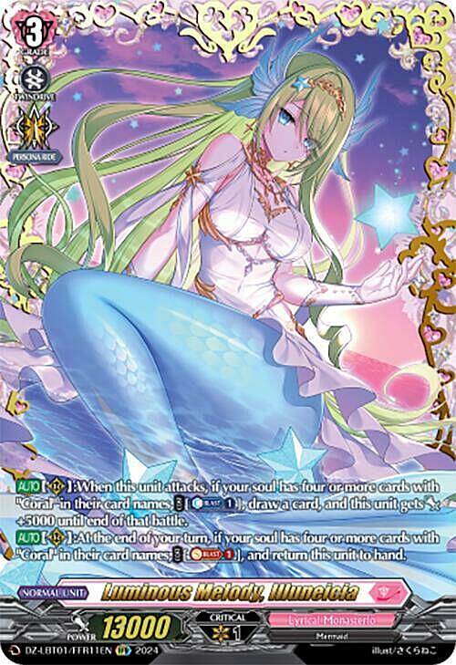 Luminous Melody, Illuneicia Card Front