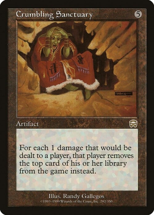 Crumbling Sanctuary Card Front