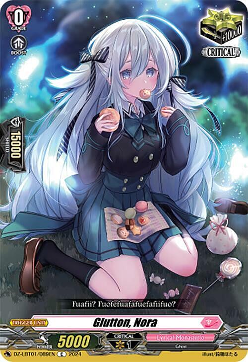 Glutton, Nora Card Front