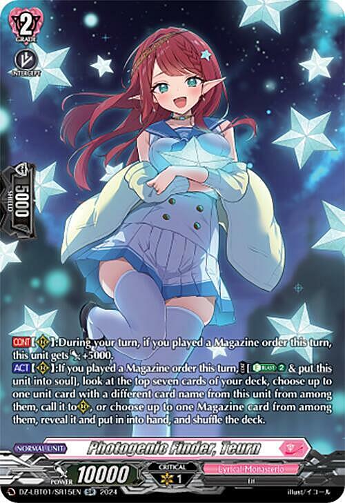 Photogenic Finder, Teurn Card Front