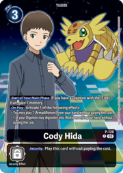 Cody Hida · Digimon Adventure 02: The Beginning Set P-128