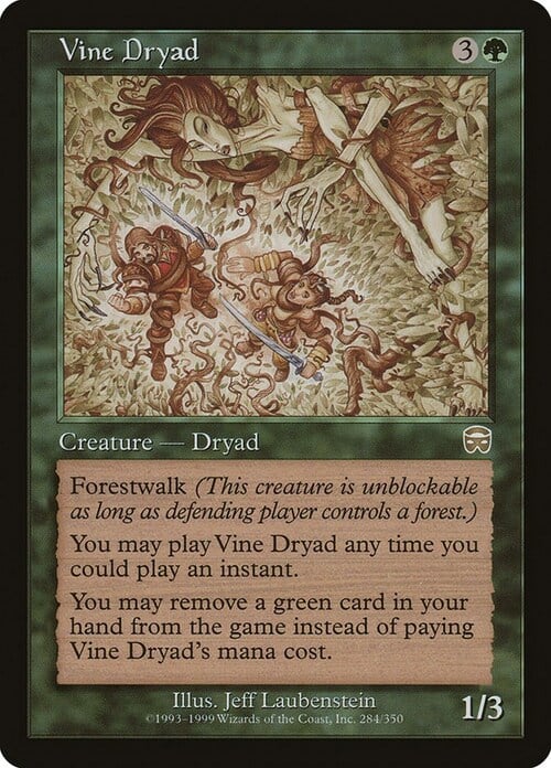 Vine Dryad Card Front