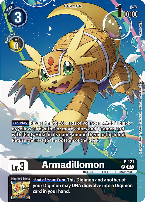 Armadillomon Card Front