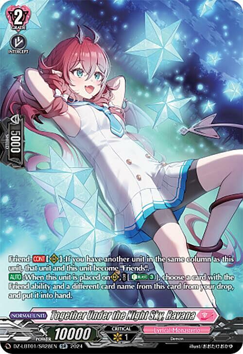 Together Under the Night Sky, Ravana Card Front