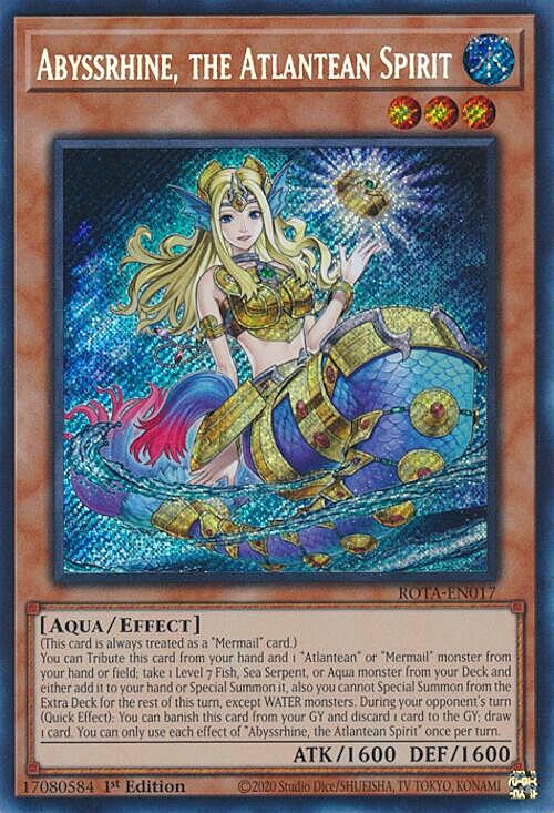 Abyssrhine the Atlantean Spirit Card Front
