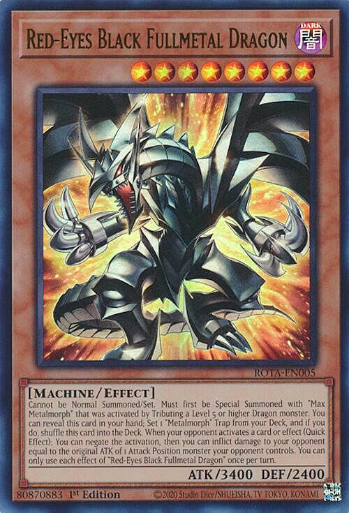 Red-Eyes Black Fullmetal Dragon Card Front
