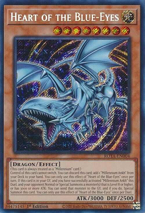 Heart of the Blue-Eyes Card Front