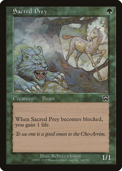 Sacred Prey Card Front