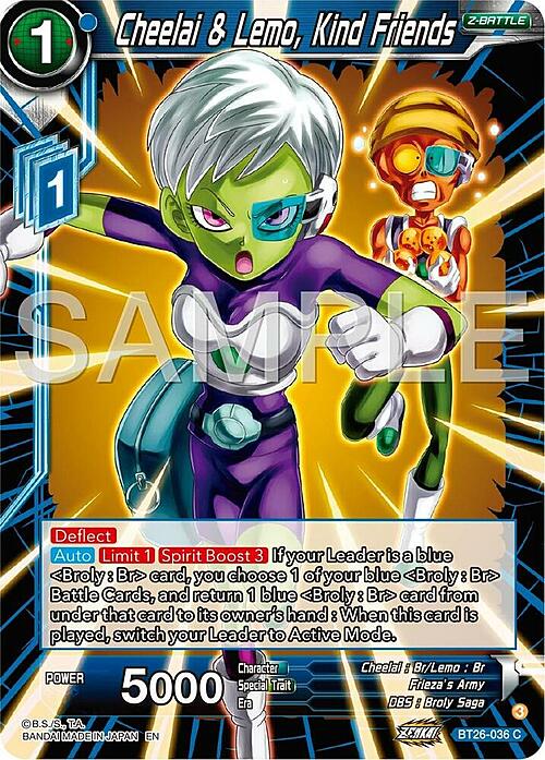 Cheelai & Lemo, Kind Friends Card Front