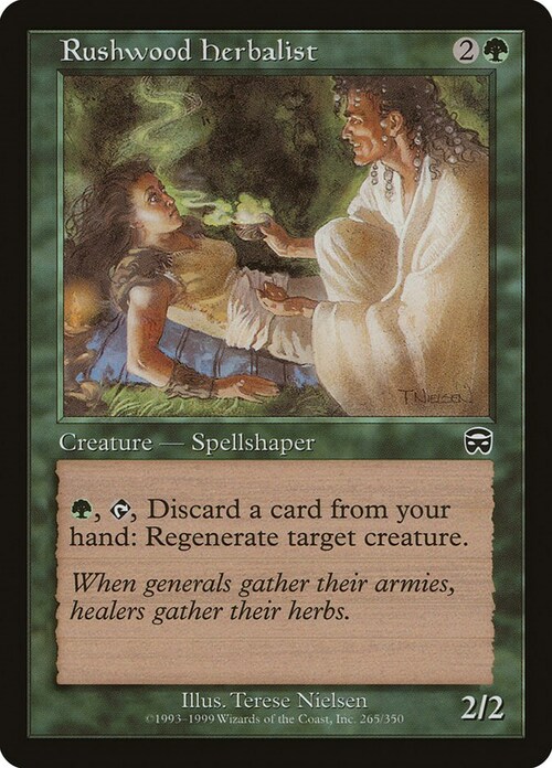 Rushwood Herbalist Card Front